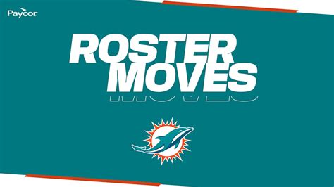 Miami Dolphins Make Roster Moves