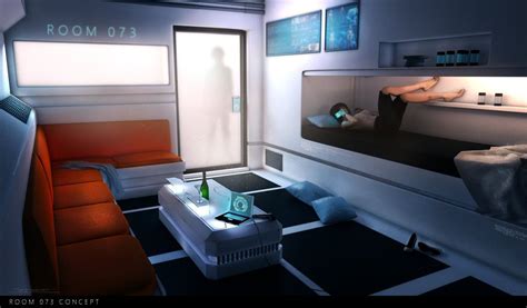 Room 073 by tschreurs on deviantART | Spaceship interior, Futuristic interior, Sci fi rooms