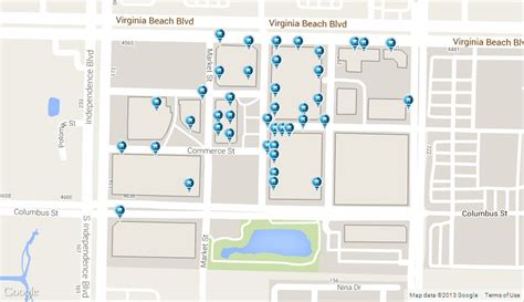 Virginia Beach Map Center | Virginia Map