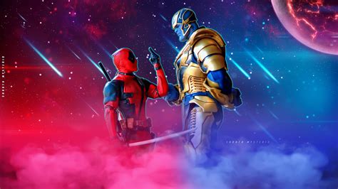 Deadpool Vs Thanos, HD Superheroes, 4k Wallpapers, Images, Backgrounds ...