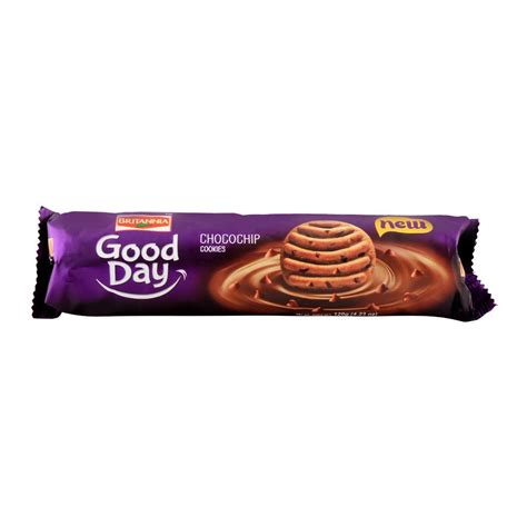 Buy Britannia Good Day Chocolate Chip Cookies 120gm Online at Best Price in Pakistan - Naheed.pk