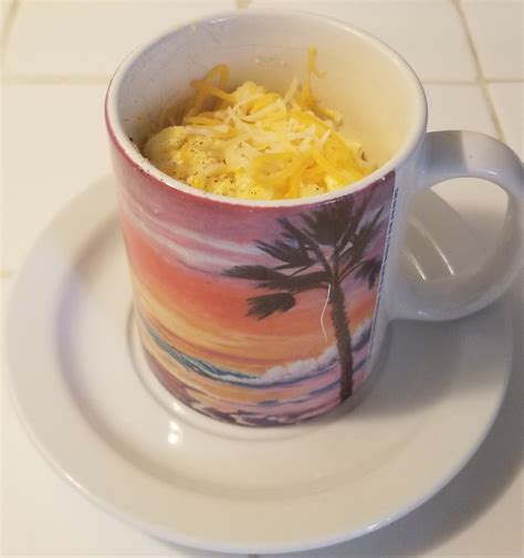 Carrie's Kitchen Creations: Fluffy Microwave Scrambled Eggs In A Cup ...