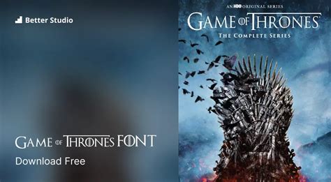 Game Of Thrones Font: Download Free Font & Logo