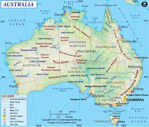 Australia Map Showing The Provinces With Their Capita - vrogue.co