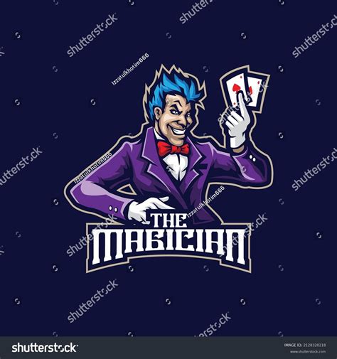 Magician Mascot Logo Design Vector Concept Stock Vector (Royalty Free ...