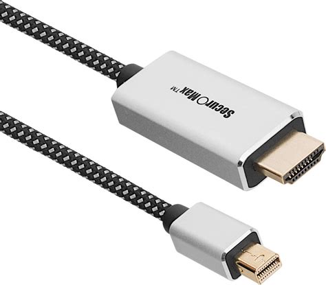 Mini DisplayPort to HDMI Cable (4K 60Hz, 18Gbps, MiniDP-HDMI) with ...