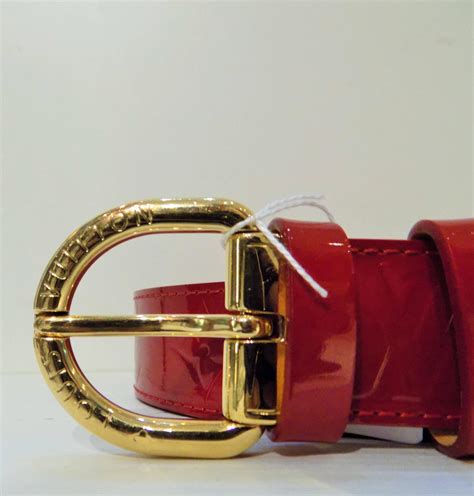 Louis Vuitton Red Belt For Sale at 1stdibs