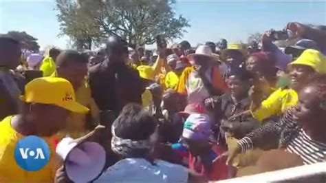 Nelson Chamisa Dancing At CCC Rally