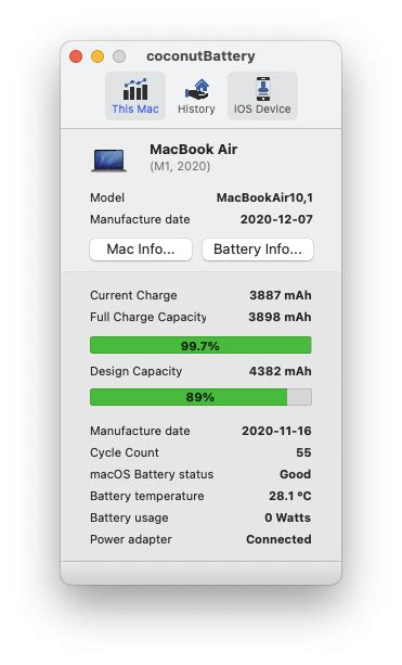 Macbook Air M1 battery capacity | MacRumors Forums