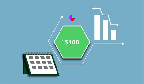 Illustration of diagram graphic and calendar showing economic increase · Free Stock Photo