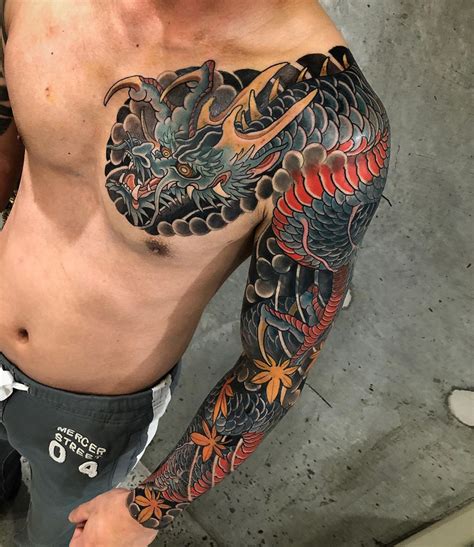 Powerful Japanese Dragon Tattoos