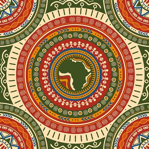 Free Vector | Flat african pattern design