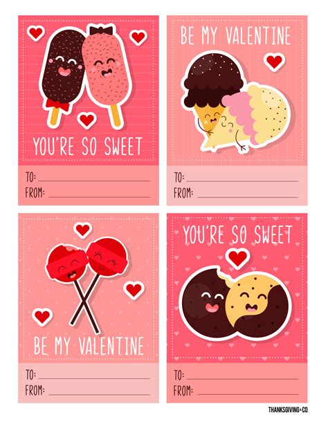 3 free printable Valentine's Day cards perfect for kids to share at school