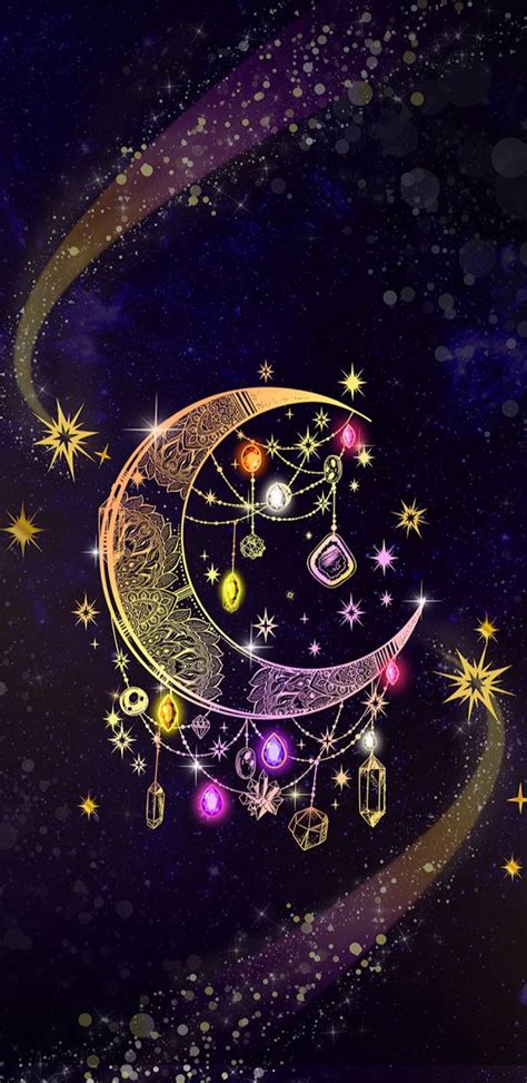 Galaxy Moon Wallpapers - Top Free Galaxy Moon Backgrounds - WallpaperAccess