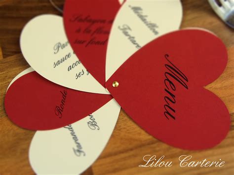 Menu de mariage eventail en forme de coeur : Autres papeterie par lilou-carterie | Wedding fans ...