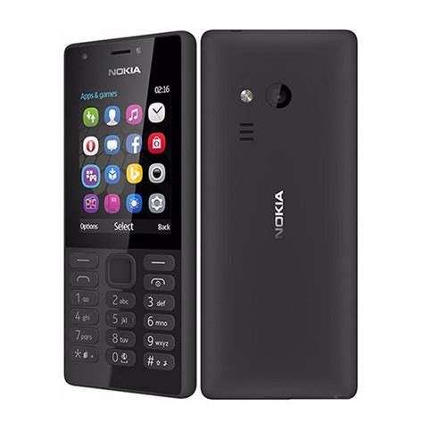 Nokia 216 Dual SIM 16Mb RAM Mobile Phone Black - Jungle.lk