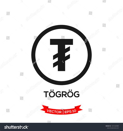 Mongolia Banking Currency Symbol Togrog Vector Stock Vector (Royalty ...