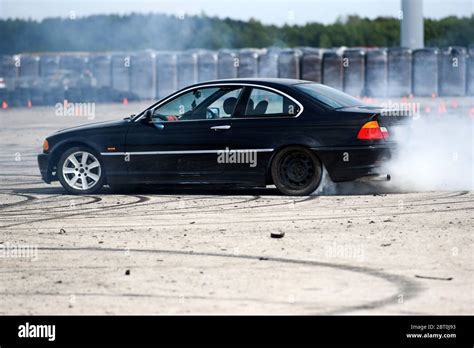 Sport car during drifting. Sport car during drifting Stock Photo - Alamy