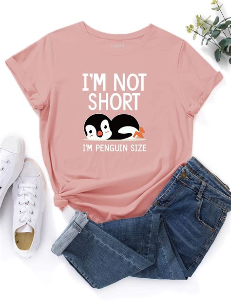 Penguin & Slogan Graphic Tee