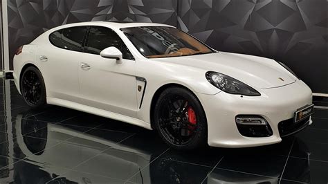 Porsche Panamera - White Satin wrap | WrapStyle