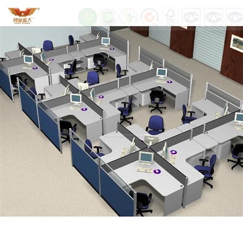 Modern Larage Office Cubicle Panel Partition Workstation System (HY-231 ...