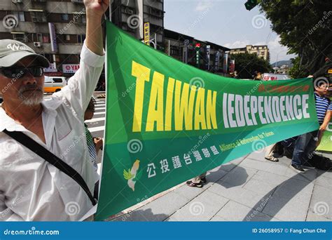 Taiwan independence editorial photography. Image of activist - 26058957