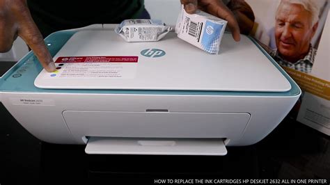 HOW TO REPLACE THE INK CARTRIDGES HP DESKJET 2632 ALL IN ONE PRINTER ...