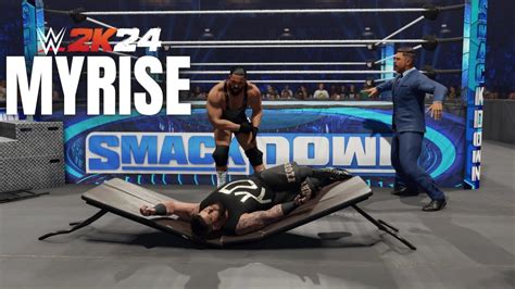 WWE 2K24 MyRise Ep. 2 - Tables, Ladders & Chairs! (PS5) - YouTube