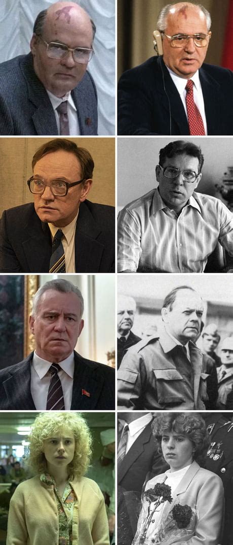 The “Chernobyl” cast compared to the actual people they portrayed ...