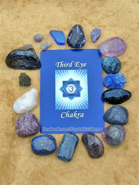 Third Eye Chakra Crystals (Listed clockwise starting with the upper ...