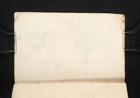 Joseph Mallord William Turner, 'Two Sketches' circa 1819 (J.M.W. Turner: Sketchbooks, Drawings ...