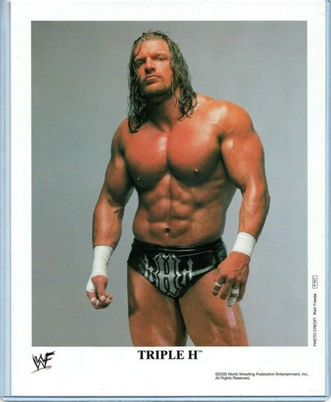 WWE TRIPLE H P-627 OFFICIAL LICENSED ORIGINAL 8X10 PROMO PHOTO RARE | eBay