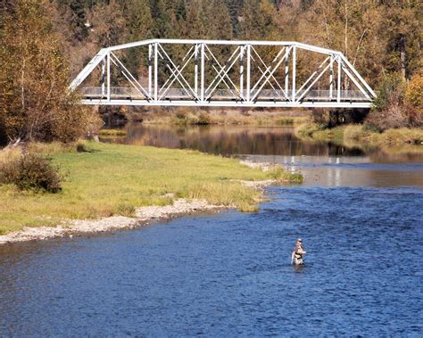 Fall on the river: North fork of the Coeur D'Alene...