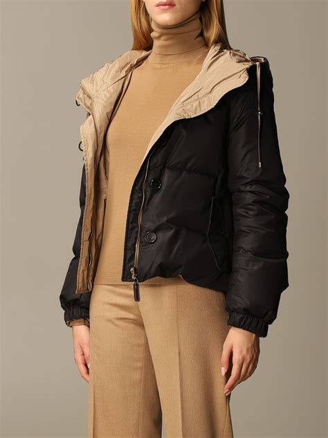 MAX MARA THE CUBE: reversible down jacket with hood | Jacket Max Mara ...