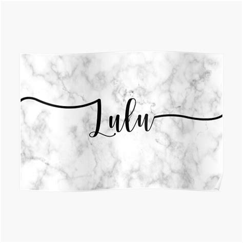 "Lulu" Poster for Sale by clothely | Redbubble