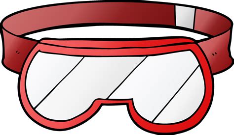 cartoon safety goggles 12363717 Vector Art at Vecteezy