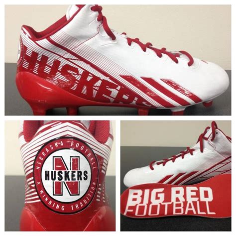 Huskers new cleats from adidas for the 2013 season. Big 10 Football ...