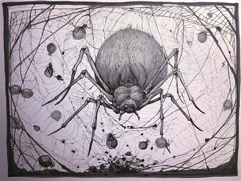 Spiders Inktober 2023 by Chobek on DeviantArt