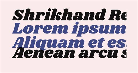 Shrikhand Regular free Font - What Font Is