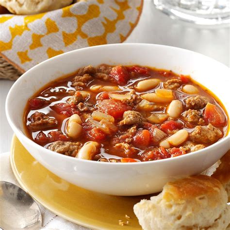 White Bean Turkey Chili Recipe | Taste of Home