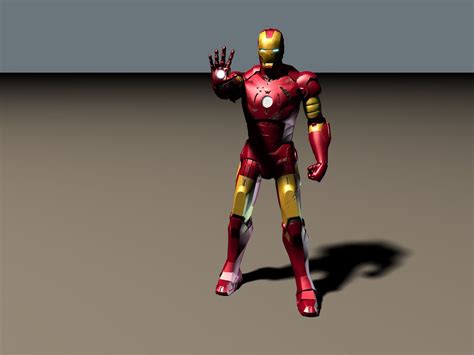 Iron Man Suit Free 3D Model - .max .fbx - Free3D