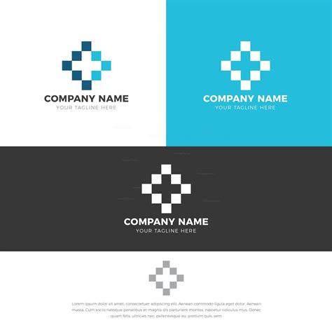 Pixel Logo Design Template - Templates Engine | High Quality Templates ...