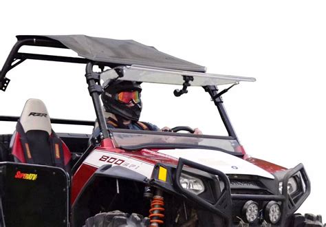 SuperATV Polaris RZR 800 Full Flip Up Windshield | KG Powersport Stuff