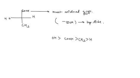 SOLVED: 'The Fischer projection formula for (S)-lactic acid (2-hydroxypropanoic acid) is H HOzC ...