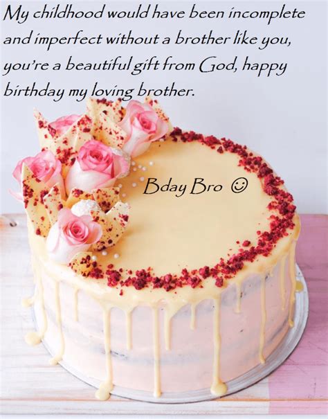 Happy Birthday Cake Images With Wishes For Brother | Best Wishes