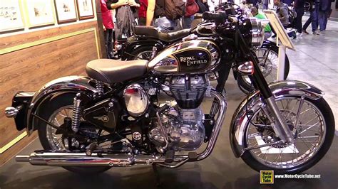 2015 Royal Enfield Classic 500 Chrome - Walkaround - 2014 EICMA Milan Motorcycle Exhibition ...