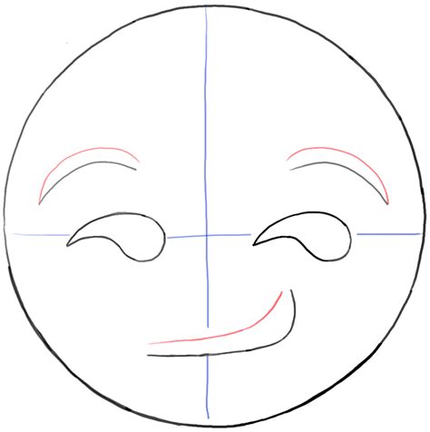 How to Draw the Smirking Emoji Face with Easy Steps | How to Draw Dat