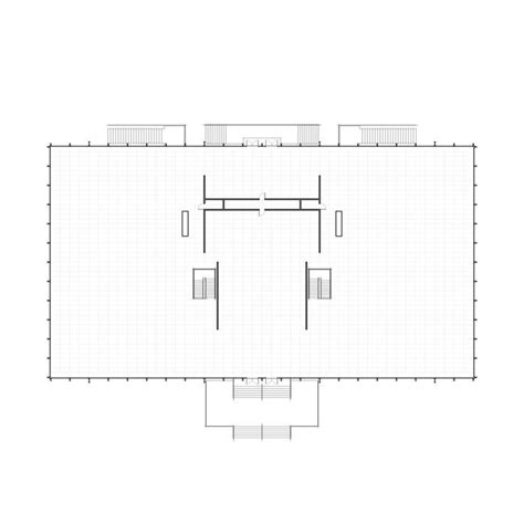 S.R. Crown Hall | Crown hall, Mies van der rohe, Floor plans