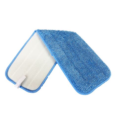 50 Ct. Box 24" Microfiber Looped Wet Mop Pad, 400GSM, Blue, Color-Coded ...