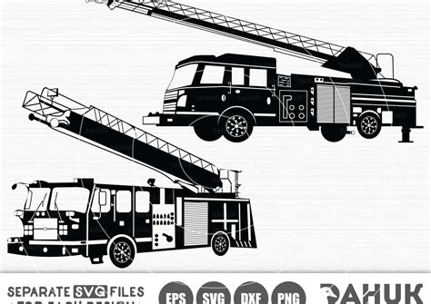 Fire Truck Svg, Fire Truck Bundle, Fire Truck Clipart, Firetruck SVG, Fire Truck Silhouette - Crella